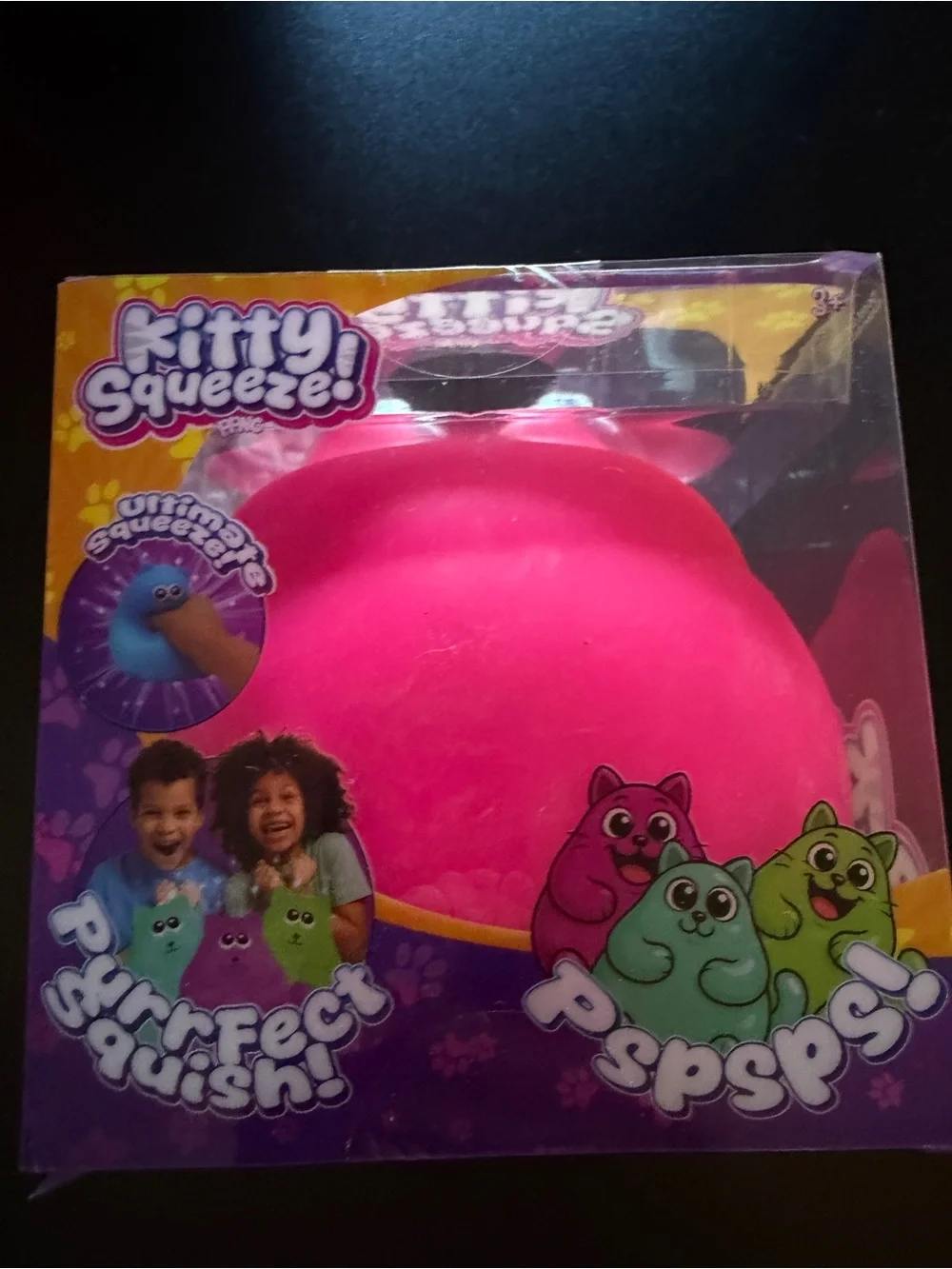 New Jumbo Kitty Cat Squeeze Pink Squishy Toy PPNC Sensory Fidget 3+ XL 5